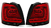 Задние фонари на VW Polo 5 10- c LED диодной полосой красные тонированные VWPLO10-741RT-N	 VK168-BEDE2 -- Фотография  №1 | by vonard-tuning